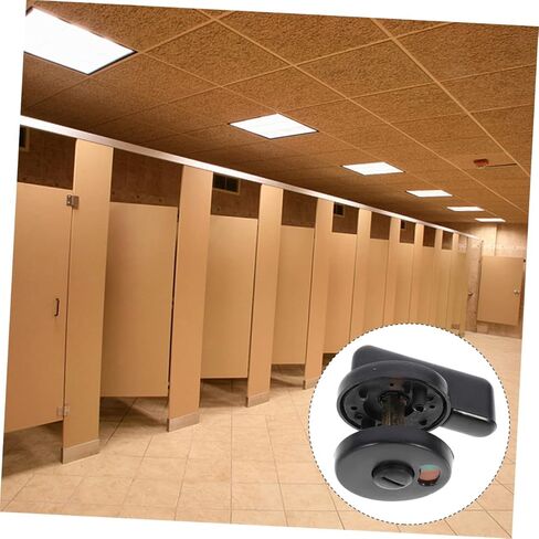 TEHAUX 4pcs Public Restroom Privacy Indicator Door Lock Toilet Door Lock Simple Installation Plastic Material in Saudi Arabia
