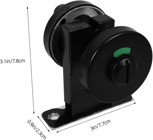 LIFKOME Stainless Steel Bathroom Indicator Lock Latch Lock for Hidden Door Privacy Door Handle Sign Occupied Vacant Indicator Commercial Restroom in Saudi Arabia