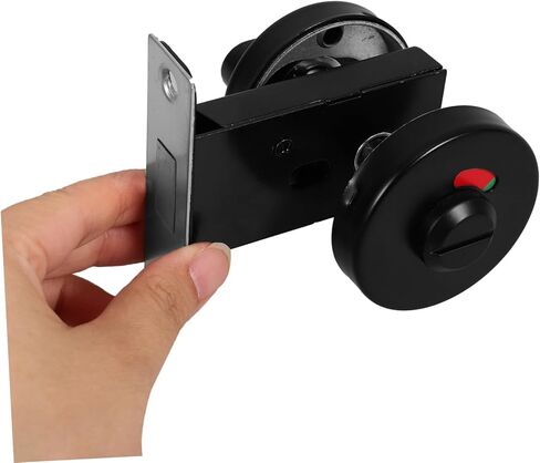 LIFKOME Stainless Steel Bathroom Indicator Lock Latch Lock for Hidden Door Privacy Door Handle Sign Occupied Vacant Indicator Commercial Restroom in Saudi Arabia