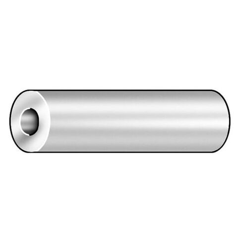 فاصل فولاذي مطلي CY-CHROME-MPB504 مقاس 9/32 بوصة معرف × 5/8 بوصة OD × 1/2 بوصة طول، لمسامير بقطر 1/4 بوصة (عبوة من 5) in Saudi Arabia