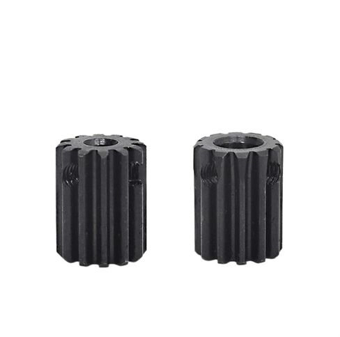Steel Heavy Duty Motor Pinion Gear 1M Spur Gear 10-14T Carbon Steel Motor Bore 4-7mm Transmission Accessories(1M 12T Bore 5mm) in Saudi Arabia