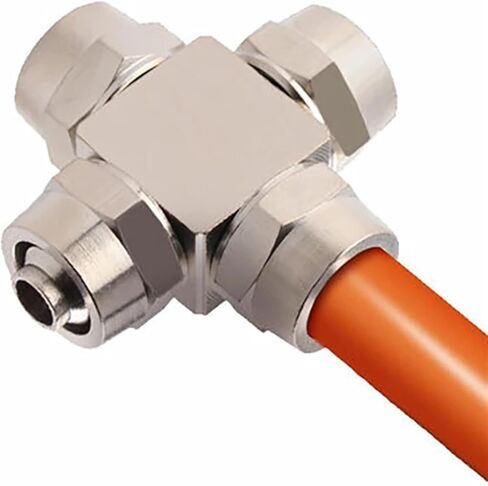 1 قطعة KL-PZA6 KL-PZA8 KL-PZA10 KL-PZA12 سلسلة تركيبات طلاء النيكل والنحاس الخيوط تركيب الكوع هوائي موصل سريع (KL-PZA10) in Kuwait