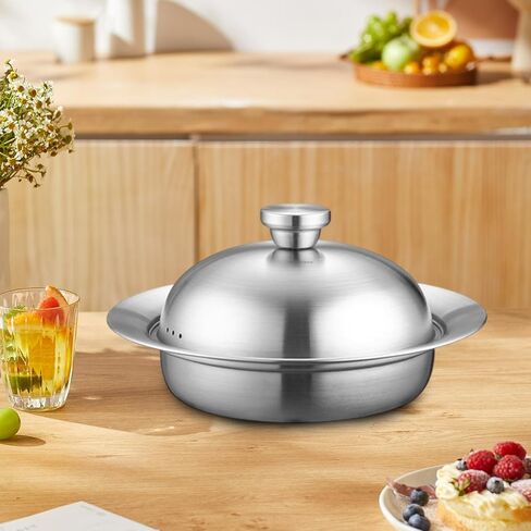 جهاز طهي بالبخار الاحترافي من بريدولو للبطاطس والمأكولات البحرية مع هيكل قوي، 17 سم × 21 سم × 27 سم in Kuwait