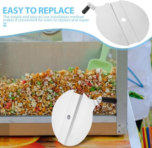 Commercial Popcorn Machine Replacement Parts Pot Lid with Handle Grip 9.84X8.18X2.75In Universal Popcorn Maker Accessory Easy to Install and Clean in Saudi Arabia