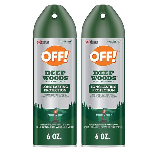 بخاخ طارد للحشرات من أوف ديب وودز، 6 أونصة (عبوة من قطعتين) in Kuwait