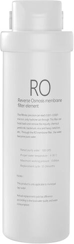 استبدال فلتر الكمبيوتر الشخصي لReinmoson RMS-WP-RO500 وCrispTaste CRS-RO600 نظام التناضح العكسي بدون خزان فلتر مياه التناضح العكسي، يقلل من كلور PFAS in Kuwait