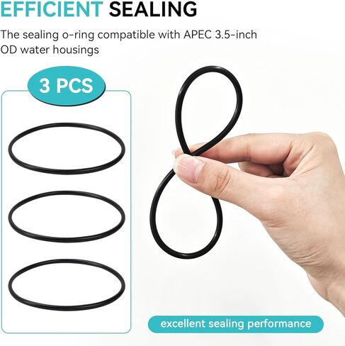 مفتاح فلتر المياه مع 3 حلقات دائرية متوافقة مع نظام المياه APEC، يناسب معظم أغطية الفلتر مقاس 10 بوصة × 2.5 بوصة للتناضح العكسي أو أنظمة تصفية المياه تحت الحوض، فتحة نصف دائرة 3-3/4 بوصة، عبوة واحدة in Kuwait