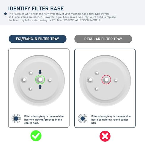 استبدال فلتر المياه FC1 F8 HG-N متوافق مع مرشحات Enagic Leveluk F8 وHG-N لـ K8 وSD501 (2011+)، آلات JRIV، عبوة واحدة in Kuwait