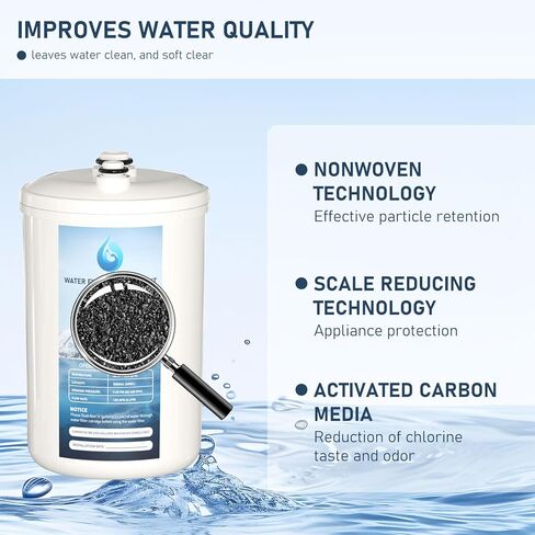 استبدال فلتر المياه FC1 F8 HG-N متوافق مع مرشحات Enagic Leveluk F8 وHG-N لـ K8 وSD501 (2011+)، آلات JRIV، عبوة واحدة in Kuwait