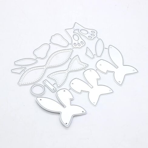 KSCRAFT Bunny Bows Metal Cutting Dies Stencils for DIY Scrapbooking/Photo Album Decorative Embossing DIY Paper Cards (Small Size) in Saudi Arabia