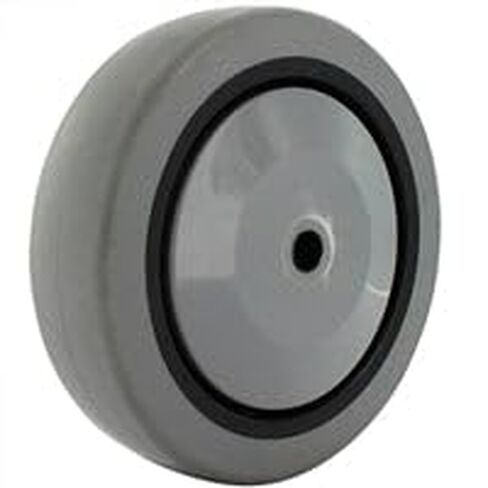 5" X 1-1/4" Gray Thermo Rubber (Non Marking) Wheel - 300 LBS Capacity in Saudi Arabia