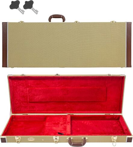 LETSROCK Electric Guitar Hard Shell Case, 39 Inch Standard Electric Guitar Hard Carrying Case for KST/KTL/170 Model with Lock Latch in Saudi Arabia