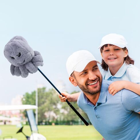 Big Teeth Driver Funny Golf Head Covers Funny Golf Club Covers for 460cc Driver Club,Golf Head Covers Funny Gift (Octopus) in Saudi Arabia