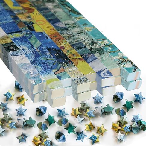 Luminous Origami,Origami Star, Star Paper, Paper Star Strip, Flash Origami, DIY origami paper star strips， (Star Origami /300 Sheets) in Saudi Arabia