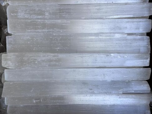 GAF TREASURES 9-10" Selenite Sticks, Selenite Wands, Natural White Selenite Crystal, Selenite Blades (0.5 lb) in Saudi Arabia