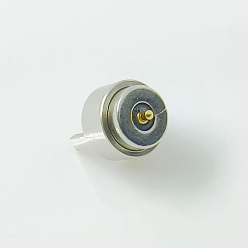 Magnetic LED Power Connector Set, 4mm Pogo Pin Terminal Step 5mm, 8-Piece Male Female Cable Connectors, 2-Pin Design, Silver (4 Male+4 Female) in Saudi Arabia