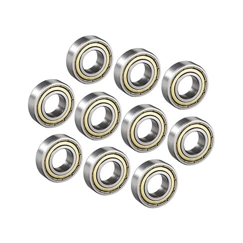 6003ZZ Ball Bearing 17mm x 35mm x 10mm Double Shielded 6003-2Z 80103 Deep Groove Bearings High Carbon Steel Z1 (Pack of 10) Durable Material in Saudi Arabia