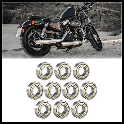 6003ZZ Ball Bearing 17mm x 35mm x 10mm Double Shielded 6003-2Z 80103 Deep Groove Bearings High Carbon Steel Z1 (Pack of 10) Durable Material in Saudi Arabia