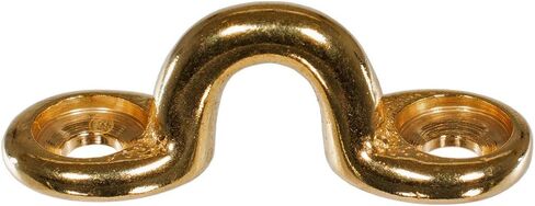 Paracord Planet 1 1/16 Inch Brass Footman Loop – 3/8 Inch Hole – Pack Sizes of 2, 5, 10, and 20 in Saudi Arabia