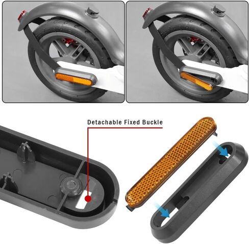 2pcs لـ NINEBOT F2 F2 Plus F2 Pro Electric Scooter Side Side Strip ، عاكسات تحذير ليلي سكوتر كهربائي لـ NINEBOT DISCRIPATION SCRIP in Saudi Arabia