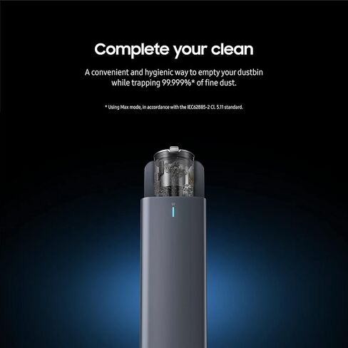 SAMSUNG Jet 75 Complete Cordless Stick Vacuum Cleaner w/ Clean Station, Removable Battery, Lightweight, Powerful Cleaning for Hardwood Floors, Carpets, Area Rugs, VS20T7551P5/AA, Silver (Renewed) in Saudi Arabia
