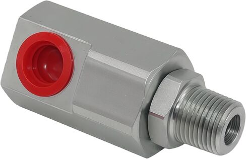 تركيب اتحاد دوار هيدروليكي للكوع GG90 1/2 بوصة MXF بكرة خرطوم شديدة التحمل مع زرك الشحوم - بديل لبكرات الخراطيم الفولاذية المنزلية والصناعية، 9SS8MP50XFP50 - Ni - AL #5124 in Kuwait