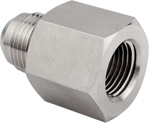 تركيب أنبوب متوهج 37 درجة 1/4 بوصة ذكر JIC × 1/8 بوصة أنثى NPT 316 موصل سالب من الفولاذ المقاوم للصدأ 5000 رطل لكل بوصة مربعة، SS-CF-AN4-NS2 in Kuwait