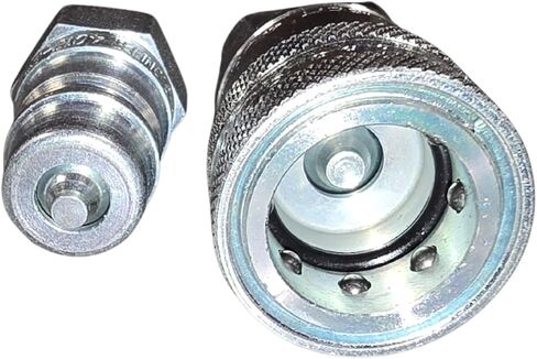 Parker 4010-3P + 4050-3P Hydraulic Quick-Disconnect Coupling Set – ISO 5675 Agricultural 4000 Series, Manual-Connect Steel Pair (Male Tip + Female Coupler) in Saudi Arabia