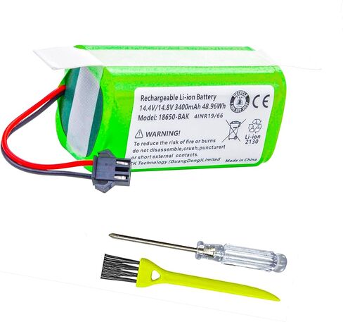 بطارية بديلة جديدة لـ Proscenic 850T 850P Neatsvor X500 X520 X600 Ultenic D5/ D5S Pro Series جهاز آلي لتنظيف الأتربة 14.4 فولت 3400 مللي أمبير في الساعة in Saudi Arabia