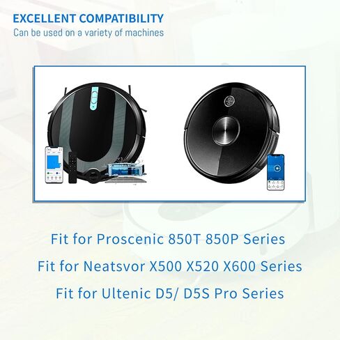 بطارية بديلة جديدة لـ Proscenic 850T 850P Neatsvor X500 X520 X600 Ultenic D5/ D5S Pro Series جهاز آلي لتنظيف الأتربة 14.4 فولت 3400 مللي أمبير في الساعة in Saudi Arabia