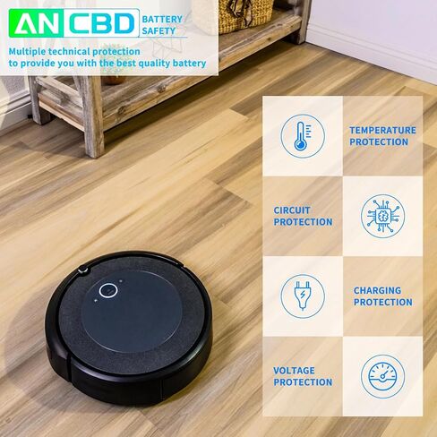 بطارية بديلة جديدة لـ Proscenic 850T 850P Neatsvor X500 X520 X600 Ultenic D5/ D5S Pro Series جهاز آلي لتنظيف الأتربة 14.4 فولت 3400 مللي أمبير في الساعة in Saudi Arabia
