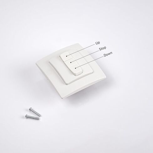 مفتاح 12 فولت للستائر الدوارة - DC59C تحكم في التشغيل/الإيقاف أحادي القطب - متوافق مع ستائر RV، ومصاريع الأسطوانة، والمظلات، والقوارب وملحقات 12 فولت - أعلى/إيقاف/أسفل in Kuwait