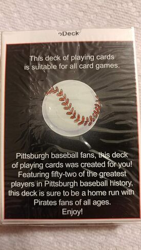 Hero Decks Pittsburgh Pirates Baseball Heroes Playing Cards in Saudi Arabia