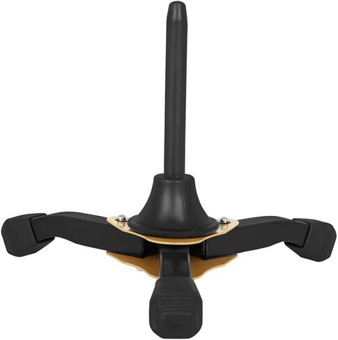 Zerodeko Portable Wind Instrument Stand for Clarinet Flute with Foldable Detachable Yellow Tripod Base, Stable Saxophone Support and Bass Clarinet Holder for Music Accessories in Saudi Arabia