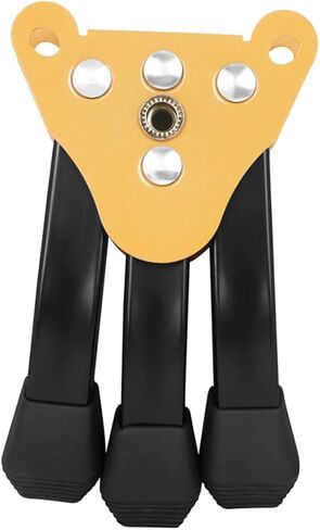 Zerodeko Portable Wind Instrument Stand for Clarinet Flute with Foldable Detachable Yellow Tripod Base, Stable Saxophone Support and Bass Clarinet Holder for Music Accessories in Saudi Arabia