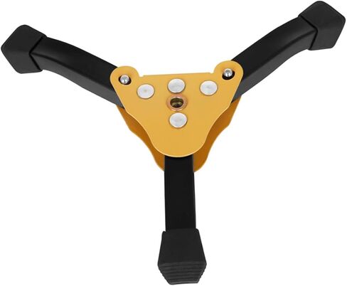Zerodeko Portable Wind Instrument Stand for Clarinet Flute with Foldable Detachable Yellow Tripod Base, Stable Saxophone Support and Bass Clarinet Holder for Music Accessories in Saudi Arabia