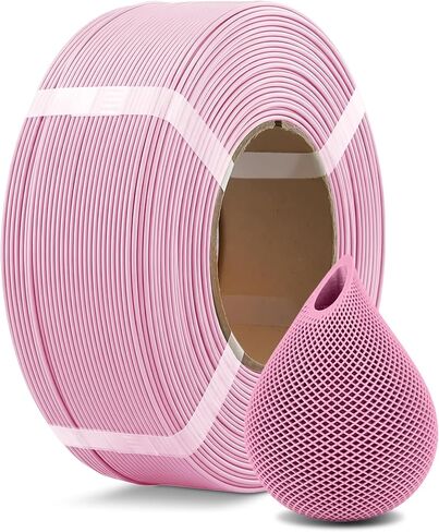OVERTURE PLA Filament Refill 1.75mm 3D Printer Filament, 1kg (2.2lb) Refilament for Bambu Lab Reusable Spool, Accuracy +/- 0.02 mm, Fit Most FDM 3D Printers (Black) in Saudi Arabia