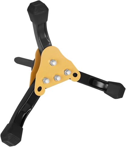 SOLUSTRE Tripod Stand for Clarinet Flute Wind Instrument Holder Foldable Detachable Yellow Thickened Three-legged Support Suitable for Music Equipment Storage in Saudi Arabia