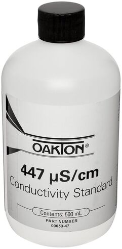 Oakton WD-00653-47 Conductivity Standard Calibration Solution, 447 microsecond, 1 Pint Bottle in Saudi Arabia