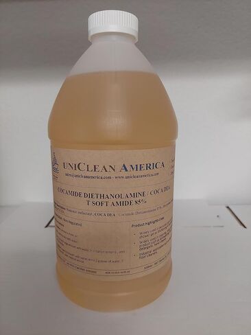 كوكاميد ديثانولامين (DEA) - كوكاميدوبروبيل بيتين - كبريتات لوريث الصوديوم (SLES) - عامل تنظيف سطحي لمستحضرات التجميل والجمال (كوكاميدوبروبيل بيتين الحجم: 64 أونصة سائلة) in Kuwait