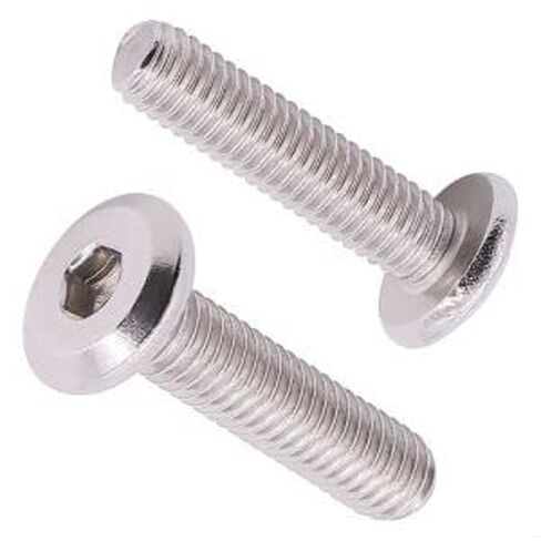 M3-0.5 × 30 مم (100 قطعة) براغي غطاء رأس مقبس سداسي، براغي محرك سداسية داخلية لآلات تجميع الأثاث، 304 فولاذ مقاوم للصدأ 18/8 in Saudi Arabia