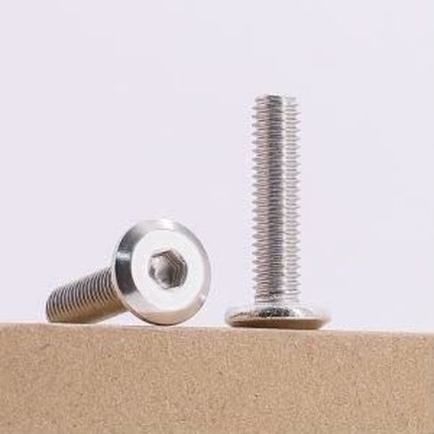 M3-0.5 × 30 مم (100 قطعة) براغي غطاء رأس مقبس سداسي، براغي محرك سداسية داخلية لآلات تجميع الأثاث، 304 فولاذ مقاوم للصدأ 18/8 in Saudi Arabia