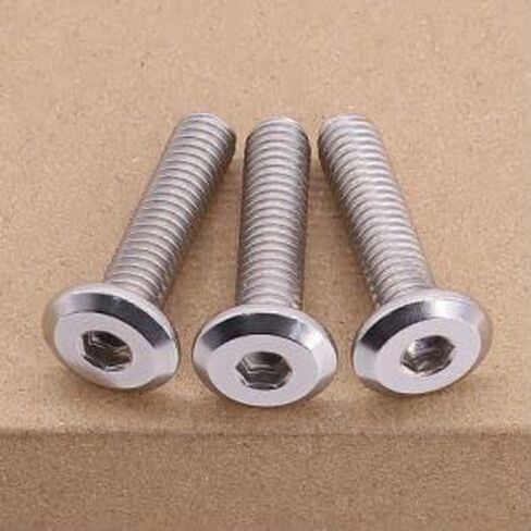 M3-0.5 × 30 مم (100 قطعة) براغي غطاء رأس مقبس سداسي، براغي محرك سداسية داخلية لآلات تجميع الأثاث، 304 فولاذ مقاوم للصدأ 18/8 in Saudi Arabia