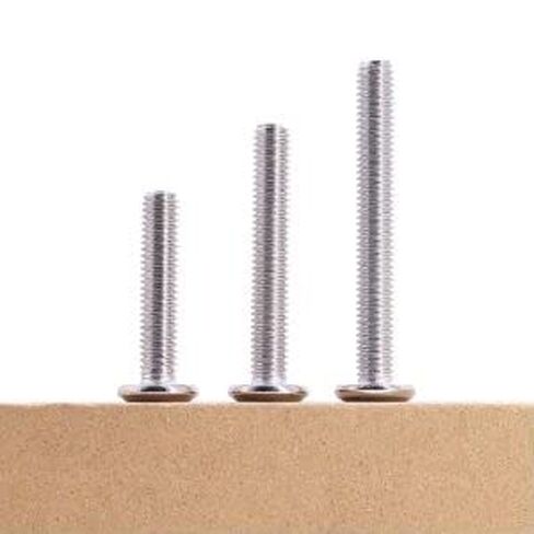 M3-0.5 × 30 مم (100 قطعة) براغي غطاء رأس مقبس سداسي، براغي محرك سداسية داخلية لآلات تجميع الأثاث، 304 فولاذ مقاوم للصدأ 18/8 in Saudi Arabia