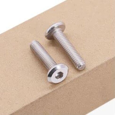 M3-0.5 × 30 مم (100 قطعة) براغي غطاء رأس مقبس سداسي، براغي محرك سداسية داخلية لآلات تجميع الأثاث، 304 فولاذ مقاوم للصدأ 18/8 in Saudi Arabia