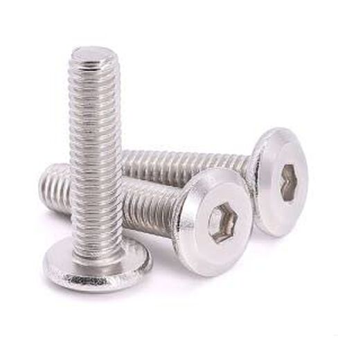 M3-0.5 × 30 مم (100 قطعة) براغي غطاء رأس مقبس سداسي، براغي محرك سداسية داخلية لآلات تجميع الأثاث، 304 فولاذ مقاوم للصدأ 18/8 in Saudi Arabia