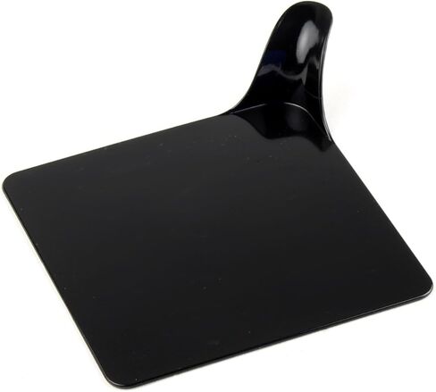Pavoni Single-Portion Square Black Plastic Tray 2-3/8 Inch x 2-3/8 Inch - 50 Pieces in Saudi Arabia