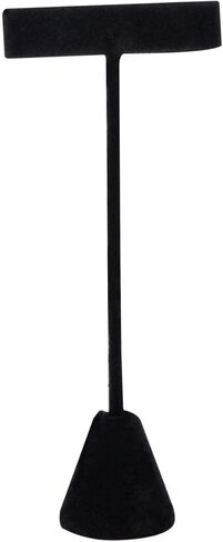 SSWBasics Black Velvet Earring T-Bar Display- Black Velvet Earring Display Stands - T-Bar Earring Stand Display for Retail - Elegant Jewelry Organizer Earring Display Stand for Professional Store in Saudi Arabia