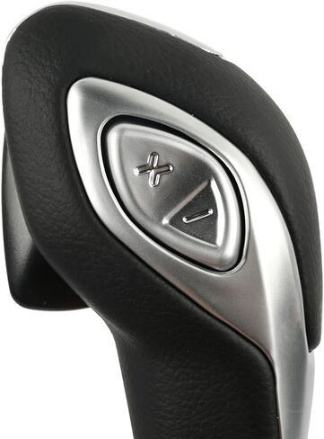 مقبض ناقل الحركة الأوتوماتيكي مع زر BV6Z-7213-BB متوافق مع Ford Focus 2012 2013 2014 2015 2016 2017 2018، مقبض ناقل الحركة محدد التروس (طلاء الكروم) in Saudi Arabia