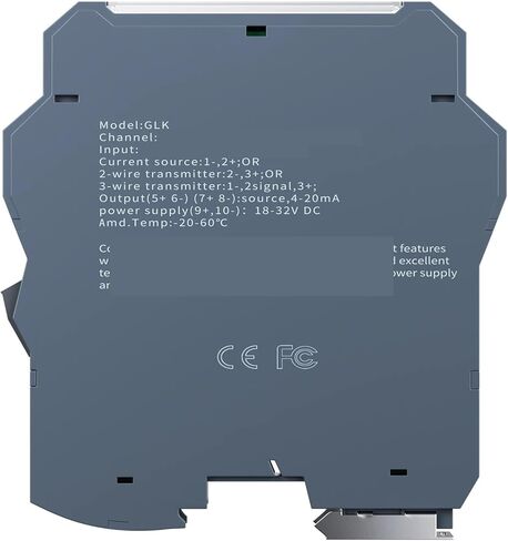 4-20mA 0-10V 1-5V 1 في 4 خارج 35 مم DIN السكك الحديدية عالية الدقة إشارة المعزل (الإخراج 0-10V، الإدخال 0-20mA) in Kuwait